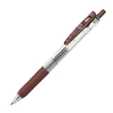 Zebra -  Sarasa Clip Bolígrafo de Gel 0.5 mm | Brown