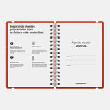 vacavaliente - Agenda Escolar A5 Semanal | Septiembre 2025 a Agosto 2026 | Bunny Hipster