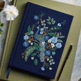 Rifle Paper Co. - Embroidered Journal - Diario Bordado | Peacock