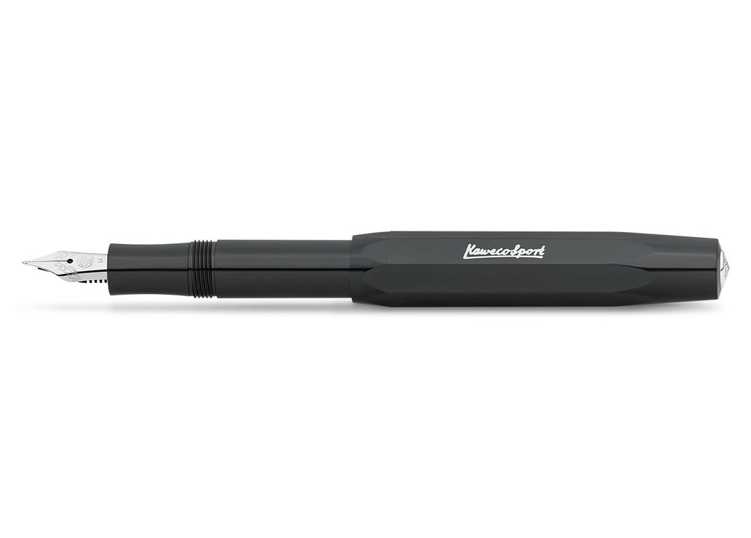 Kaweco - Calligraphy Sport Set Black | Pen, 3 nozzles, Ink and Metal Box