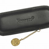 Kaweco - Estuche de Piel para la línea Sport - 2-Pen Pouch with Coin Black