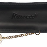 Kaweco - Estuche de Piel para la línea Sport - 2-Pen Pouch with Coin Black