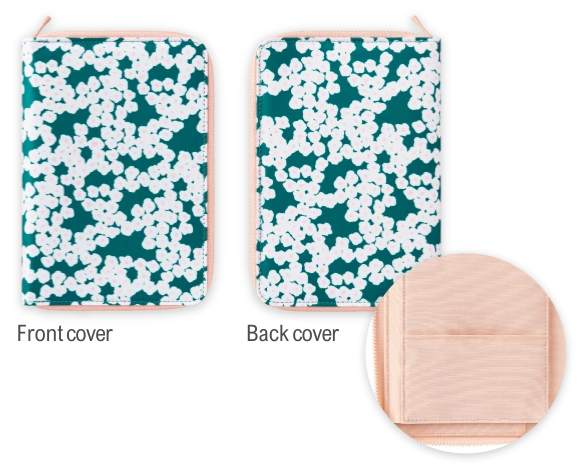 King Jim - HITOTOKI NOTE Comic con funda de cremallera | Flower