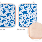 King Jim - HITOTOKI NOTE Passport con funda de cremallera | Flower