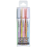 Kokuyo - Beetle Tip Dual Color | Pack de 3 | Soft Color Subrayadores Pastel de doble color