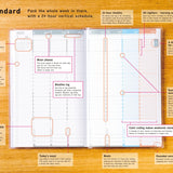 Kokuyo - JIBUN TECHO 2025 First Kit | Agenda Semanal | Azul