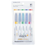 Kokuyo - Mark+ 2 Tone Marker Type 2  | Set of 5 