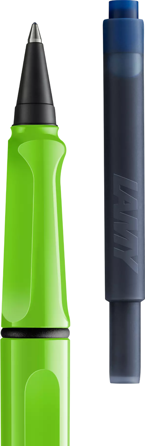 LAMY Safari Roll-ink Green — roller de cartucho verde