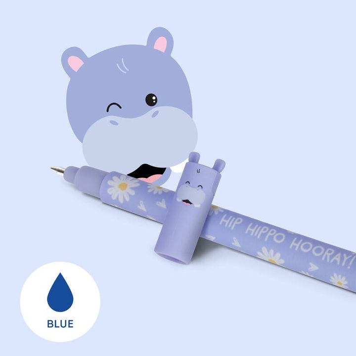 Legami - Bolígrafo de Gel Borrable | HIPPO | Tinta Azul
