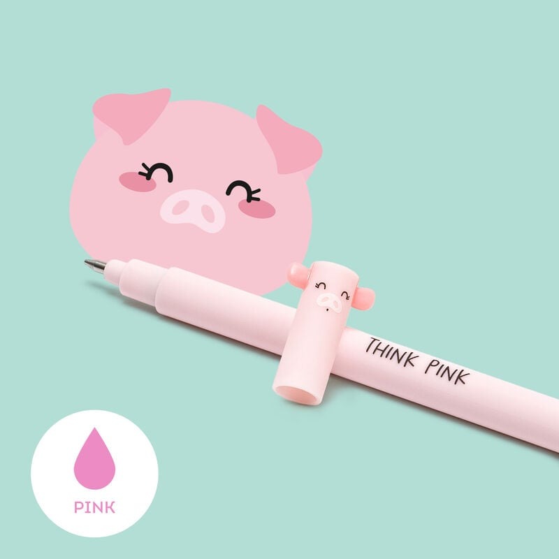 Legami -Erasable gel pen | PIGGY | Tinta Rosa