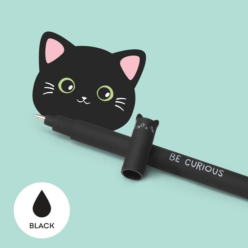 Legami -Erasable gel pen | KITTY | Black ink