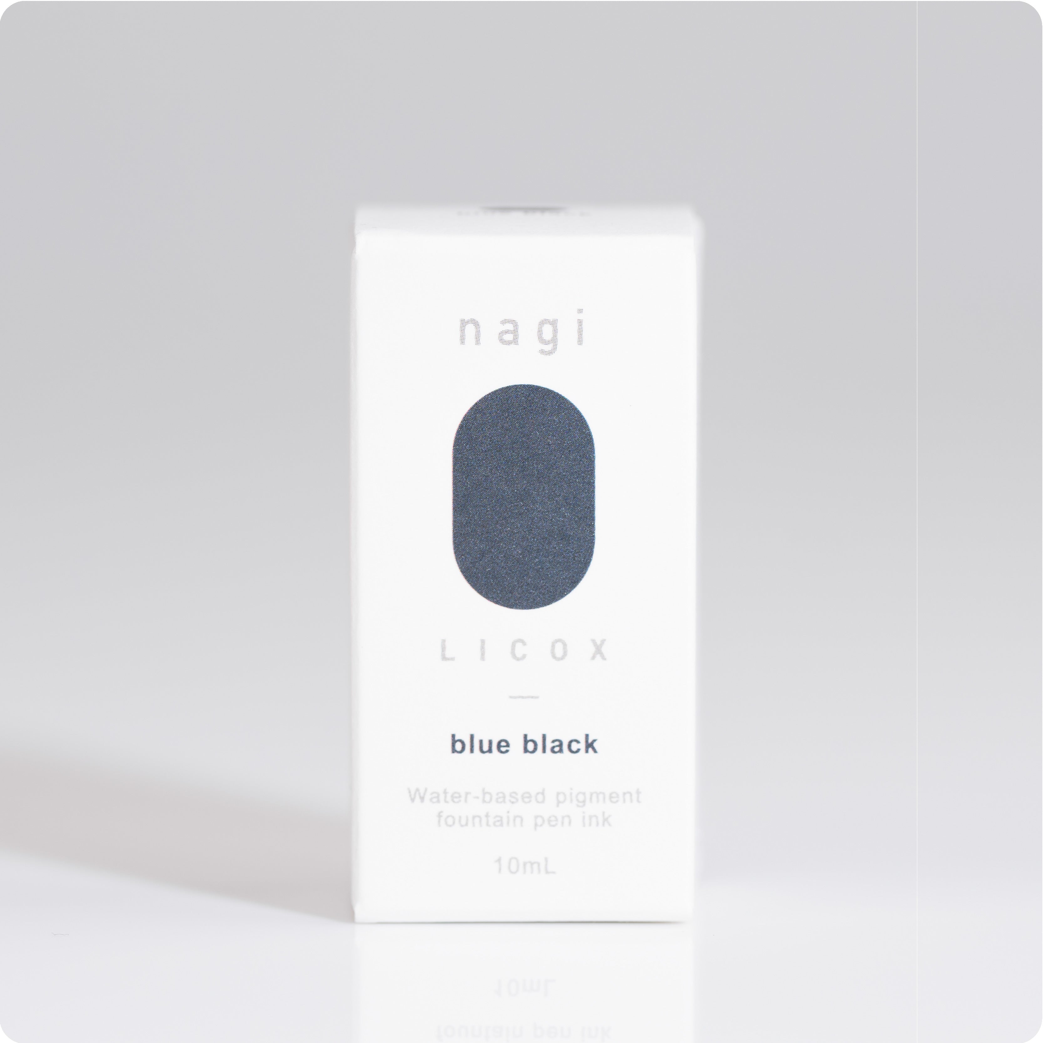 Tinta pigmentada LICOX nagi 10 ml azul negro · presentación y detalles