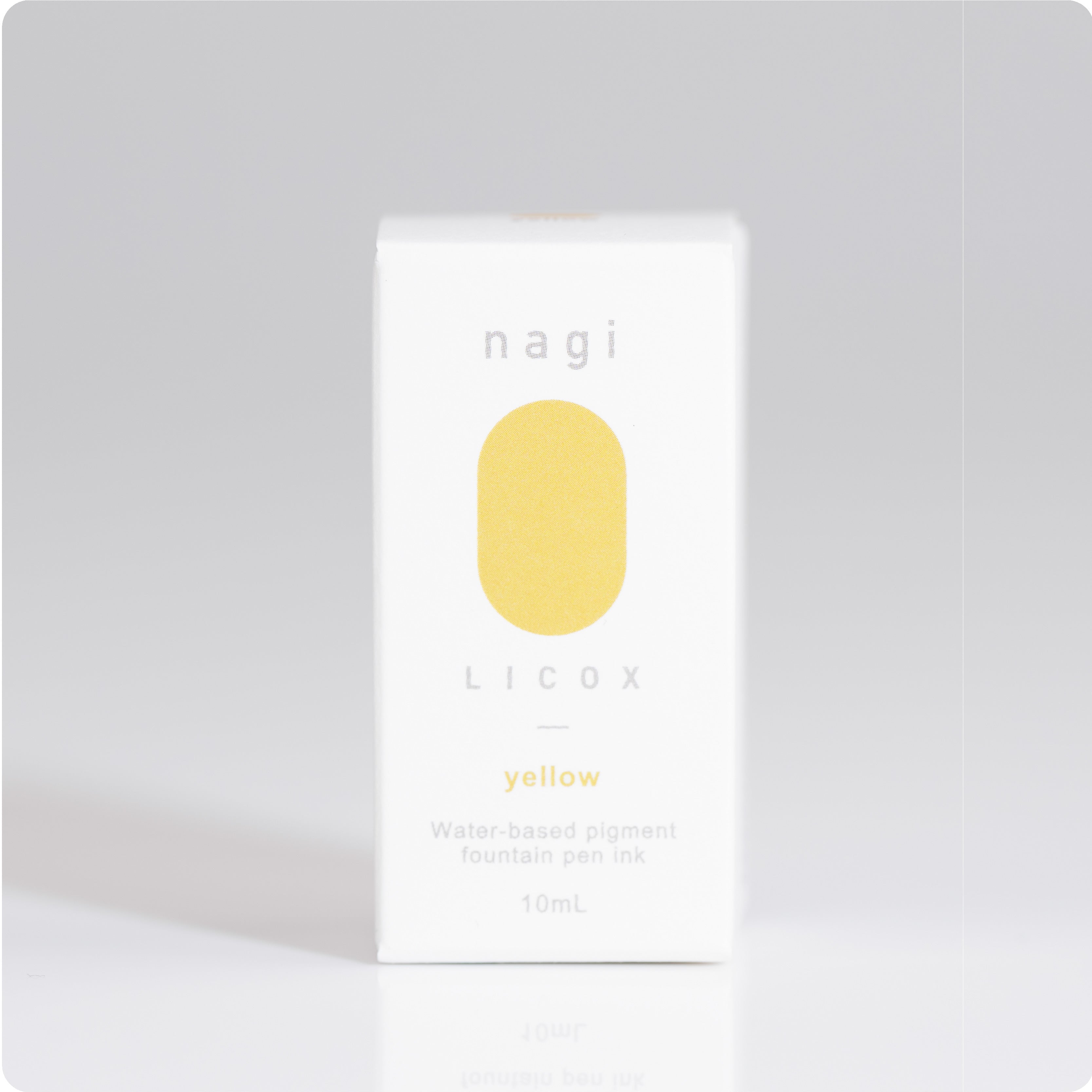 Tinta pigmentada LICOX nagi 10 ml amarillo · presentación y detalles