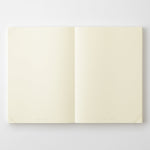 Cuaderno MD Codex A5 abierto con hojas lisas