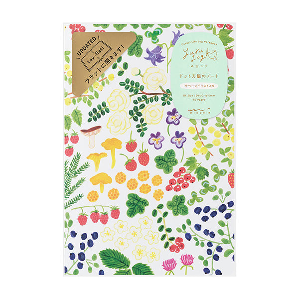Midori - Yuru Log Notebook B6 | Scandinavia A