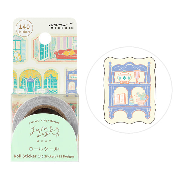 MIDORI - Roll Sticker Yuru Log | Window Views