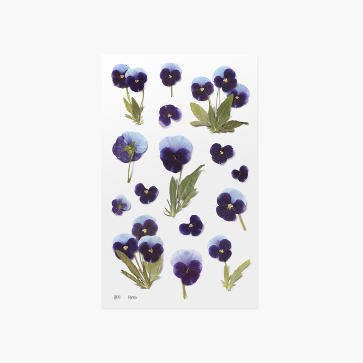 Appree - Flores Prensadas Pegatinas | Violeta