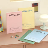 Iconic - RECORD ON Planificador Mensual A4 | Nov 25 - Dic 26 | Cloudy Blue