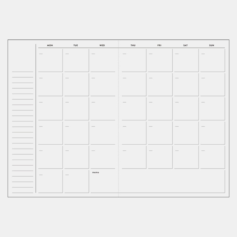 Mark's - Weekly Planner Log Diary | Blue