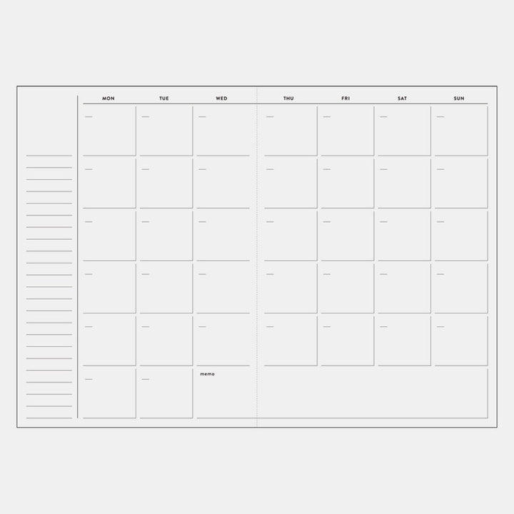 Mark's - Weekly Planner Log Diary | Blue
