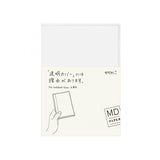 Midori MD Paper - Cover Clear A6 - Transparent Protective Cover for MD Notebook 