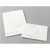 Midori MD Paper - MD Letter Envelope Cotton Sideways - Sobres blancos horizontales