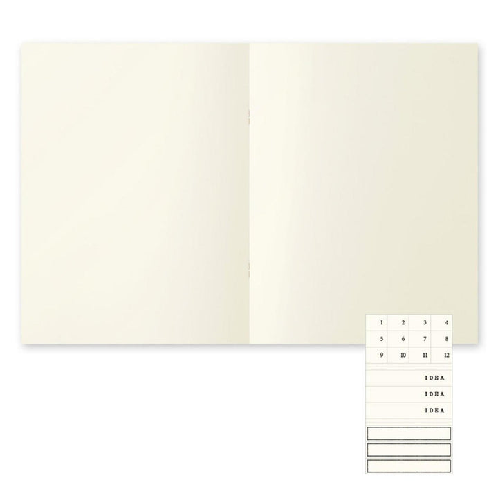 Midori MD Paper - MD Notebook Light A4 - Pack of 3 notebooks | Blank 
