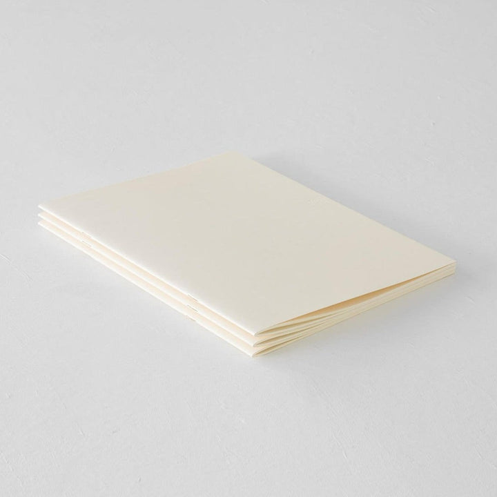 Midori MD Paper - MD Notebook Light A4 Pack de 3 cuadernos | Hojas lisas