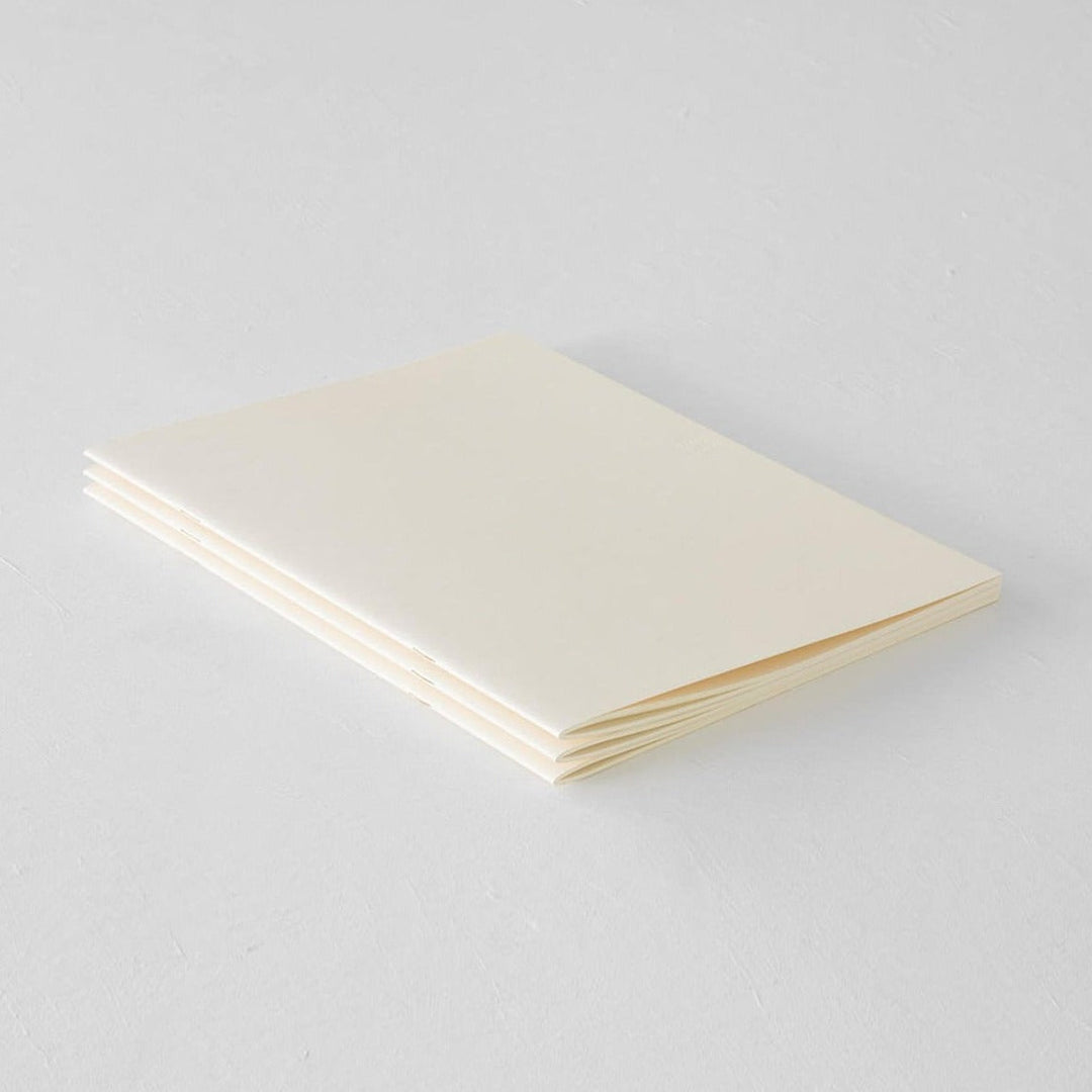 Midori MD Paper - MD Notebook Light A4 - Pack of 3 notebooks | Lined 