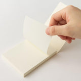 Midori MD Paper - Sticky Memo Pad A7 Blank - Notas Adhesivas | Hojas Lisas