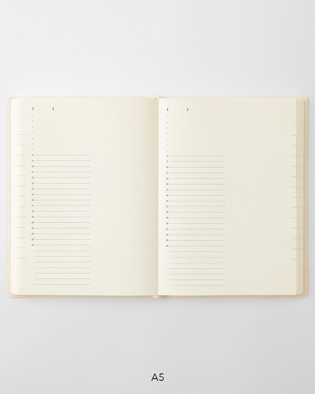 MD Product - Agenda MD Notebook Diary 1 Day 1 Page 2027 | A5 · páginas interiores