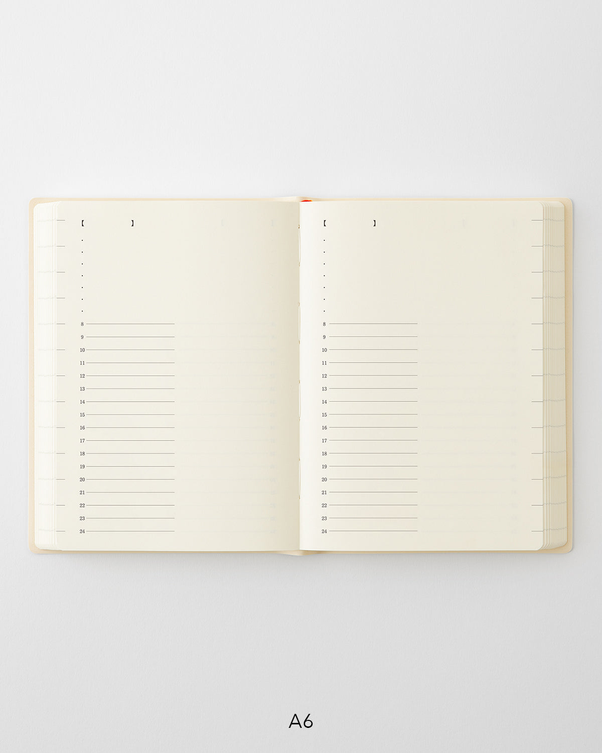 MD Product - Agenda MD Notebook Diary 1 Day 1 Page 2027 | A6 · páginas interiores