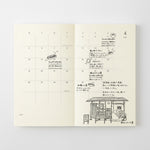 MD Product - Agenda mensual MD Notebook Diary 2027 | B6 Slim · ejemplo de uso