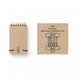 Midori - WM Ring Notebook Grain | Brown