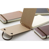 Midori - WM Ring Notebook Grain | Brown