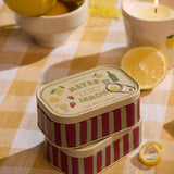 Paddywax – 4.5oz/127g Printed Tin Candle Bistro | Lemon - Meyer Lemon
