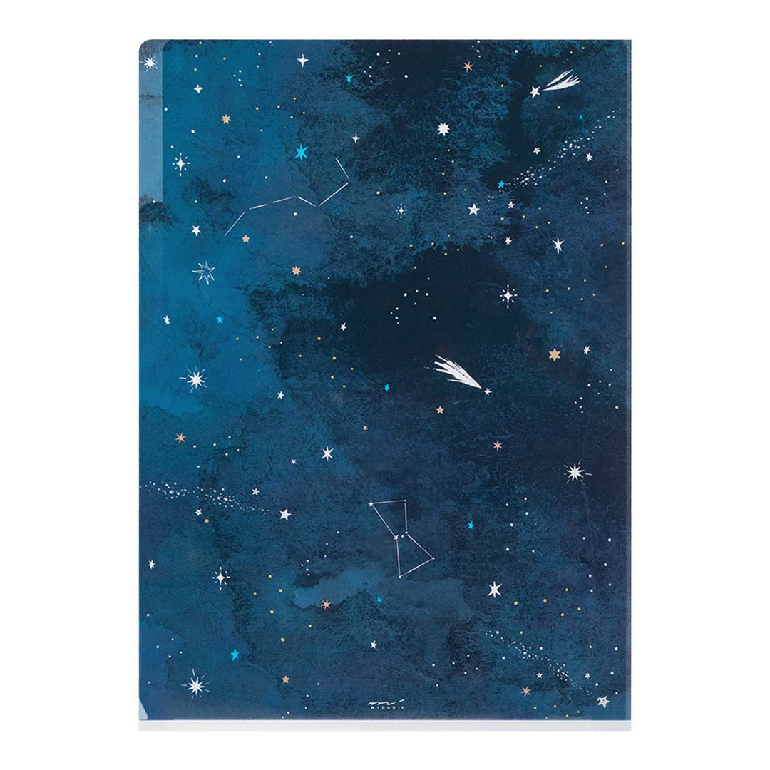 Midori - Folder 3 Bolsillos A4 | Starry Sky