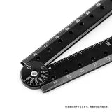 Midori - Regla Multi Ruler 30 cm | Negra