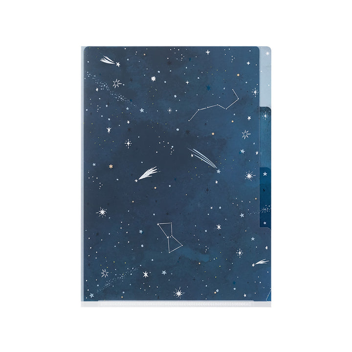 Midori - 3 Pocket Folder A4 | Starry Sky