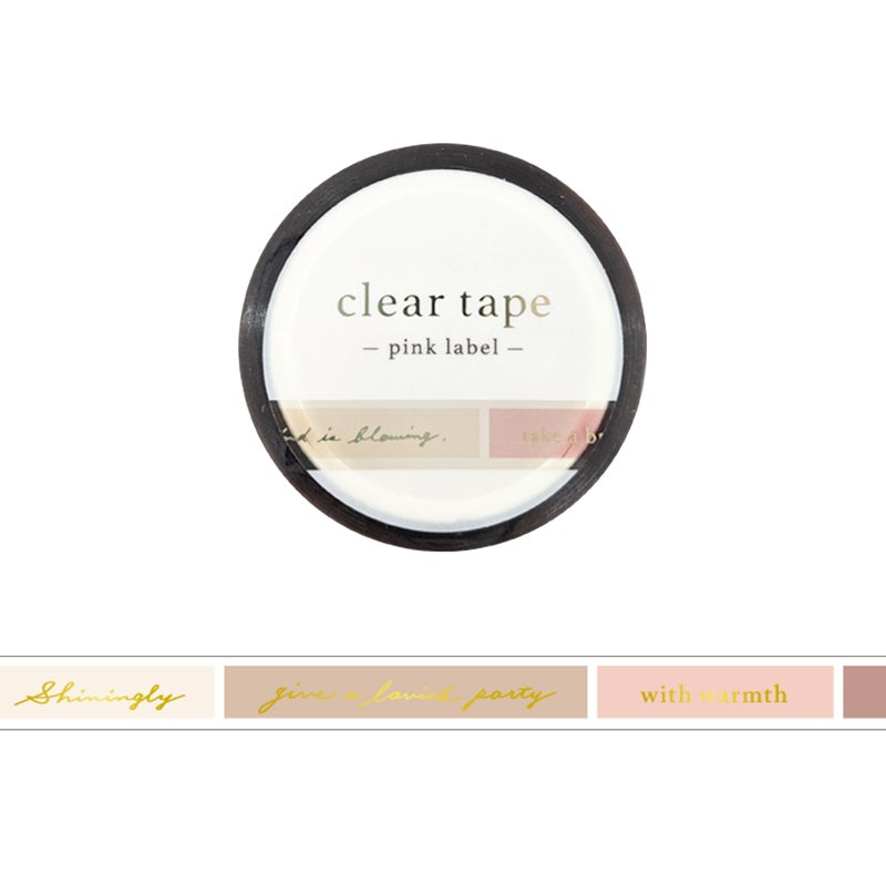 Mind Wave - Cinta adhesiva transparente 7 mm | Pink Label · referencia 95299