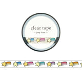Mind Wave - Cinta adhesiva transparente 7 mm | Pop | Estrellas · referencia 95632