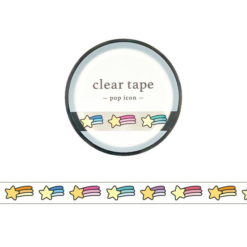 Mind Wave - Cinta adhesiva transparente 7 mm | Pop | Estrellas · referencia 95632