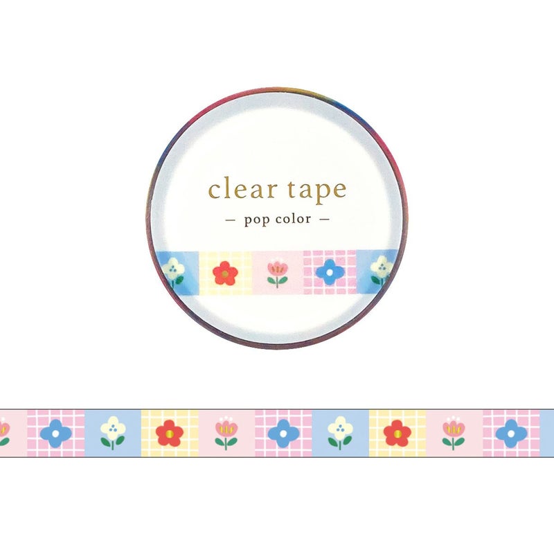 Mind Wave - Cinta adhesiva transparente 7 mm | Pop | Flower 2 · referencia 95645