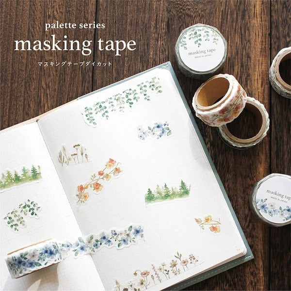MIND WAVE -  Die-Cut Masking Tape - Washi tape troquelada | Leaves