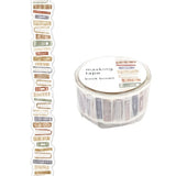 MIND WAVE -  Die-Cut Masking Tape - Washi tape troquelada | Book Brown