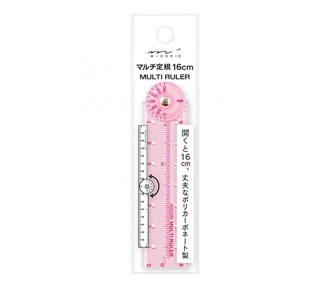 Midori - Multi Ruler Ruler 16 cm | Pink 