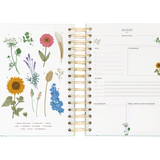 Kokonote - Agenda Escolar 2025/2026 | 12 Meses | Día Página A5 | Muse Seasonal Flowers