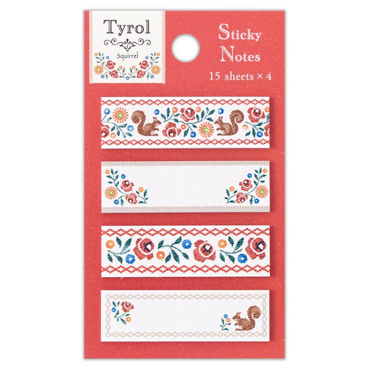 NB Co. Japan - Sticky notes Tyrol | Squirrel