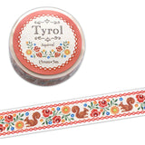 NB Co. Japan - Washi Tape Tyrol | Squirrel