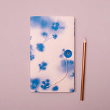 Tinne+Mia -  Cuaderno con cierre japonés con Malla de Puntos | Blue Blossom